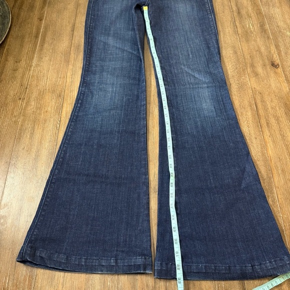 Habitual High Rise Flared Jeans Dark Blue 27 - Picture 7 of 12